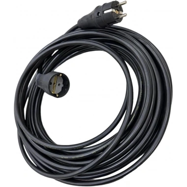 3x2.5mm TTR Topraklı Siyah Kauçuk Seyyar Uzatma Kablosu (60 METRE)