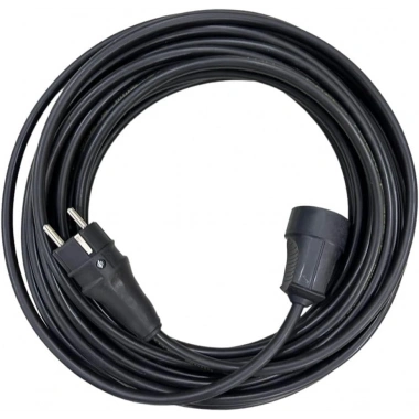3x2.5mm TTR Topraklı Siyah Kauçuk Seyyar Uzatma Kablosu (3 METRE)