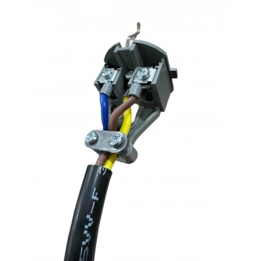 3x2.5mm TTR Topraklı Siyah Kauçuk Seyyar Uzatma Kablosu (10 METRE)