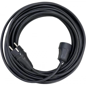 3x2.5mm TTR Topraklı Siyah Kauçuk Seyyar Uzatma Kablosu (25 METRE)