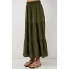 Ayrobin Uzun Etek 8048 - Haki