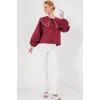 Bebe Yaka Gömlek 20314 - Bordo