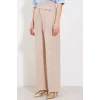 Bej Yüksek Bel Palazzo Pantolon 6646