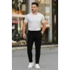 Erkek Beli Bağcıklı Jogger Pantolon