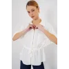 Fermuarlı Gömlek 0721 - Beyaz