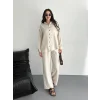 Gömlek Pantolon Ikili Takım - Kırık Beyaz