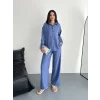 Gömlek Pantolon Ikili Takım - Mavi