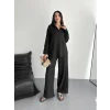 Gömlek Pantolon Ikili Takım - Siyah