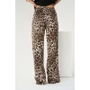 Lastikli Pantolon - Leopar