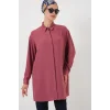 Uzun Gömlek Tunik 5945 - Gül Kurusu