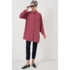 Uzun Gömlek Tunik 5945 - Gül Kurusu