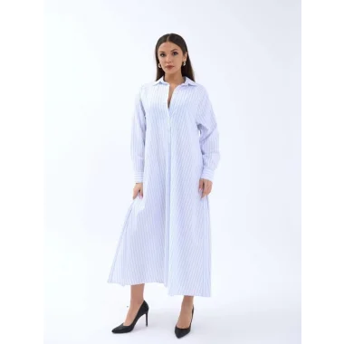 5857 ELBİSE-ATLANTA ÇİZGİLİ