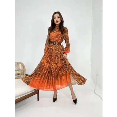 6451 ELBİSE-TURUNCU