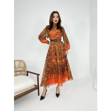 6451 ELBİSE-TURUNCU