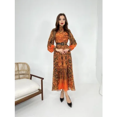 6451 ELBİSE-TURUNCU