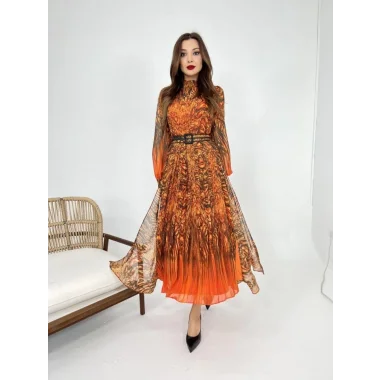 6451 ELBİSE-TURUNCU