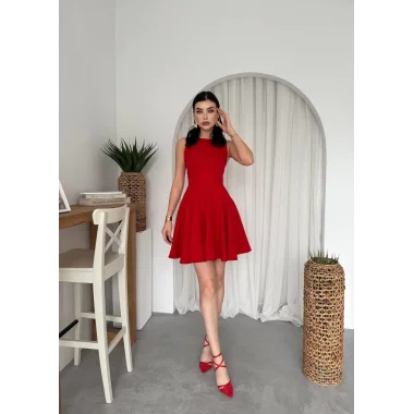 Berl Cep Detaylı Elbise