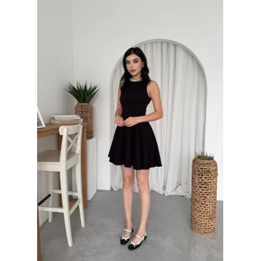 Berl Cep Detaylı Elbise