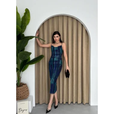 Bruce İp Askılı Elbise