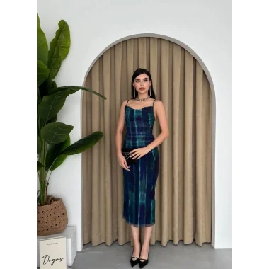 Bruce İp Askılı Elbise