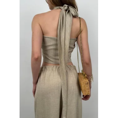 Çapraz Bağlamalı Keten Crop