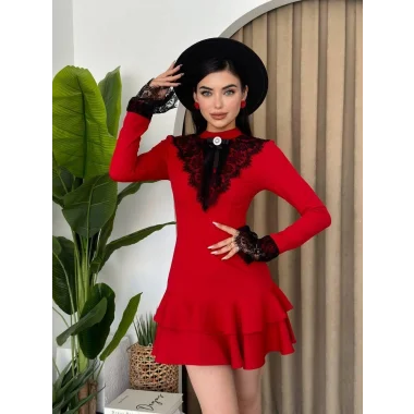 Danya Dantel Mini Elbise