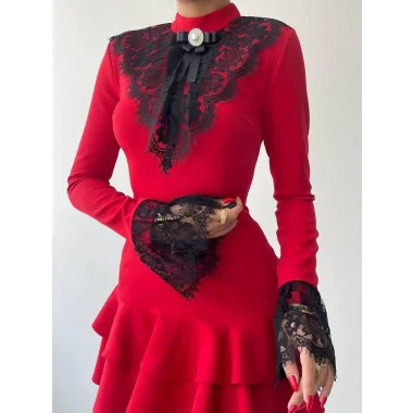 Danya Dantel Mini Elbise