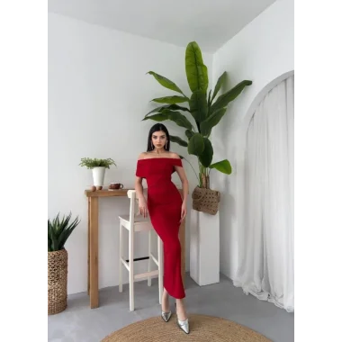 Dron Straplez Elbise