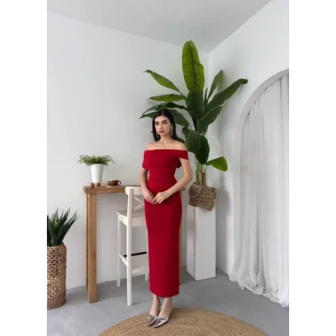 Dron Straplez Elbise