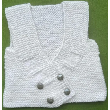 Ecemia El Örgüsü Bebek Yelek