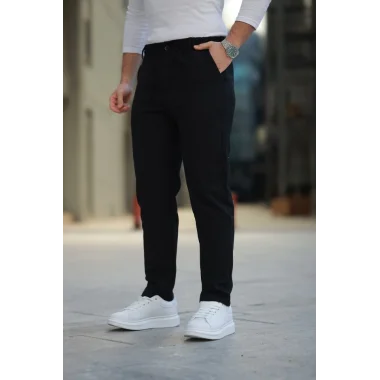 Erkek Beli Bağcıklı Jogger Pantolon