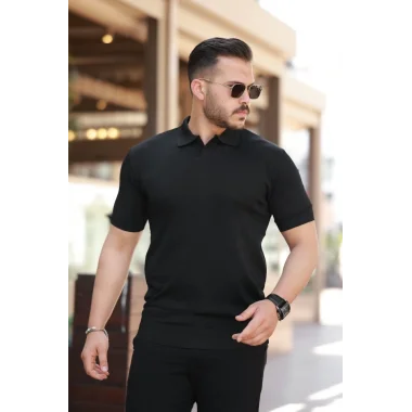 Erkek Hemşire Yaka Kısa Kollu Tişört