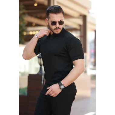 Erkek Hemşire Yaka Kısa Kollu Tişört