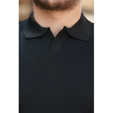 Erkek Hemşire Yaka Kısa Kollu Tişört