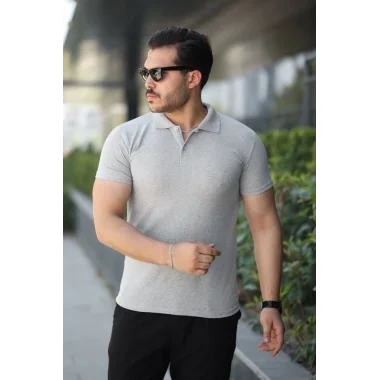 Erkek Kısa Kollu Yakalı Tişört