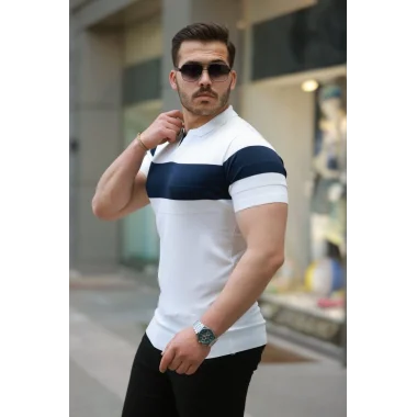 Erkek Yakalı Kısa Kollu Tişört