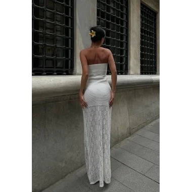 Eudora Ajurlu StraplezElbise 2771