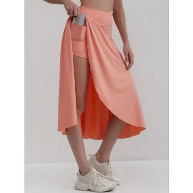 Kadın Cep Detay Taytlı Sandy Etek