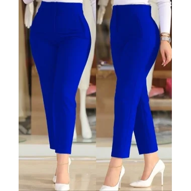 Kadın çima Detay Ithal Krep Pantolon