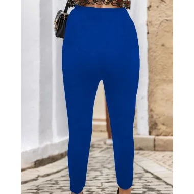 Kadın çima Detay Ithal Krep Pantolon