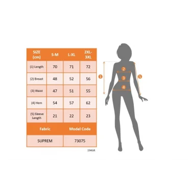 Kadın Kısa Kollu Bisiklet Yaka Kalp Desenli Süprem Bluz