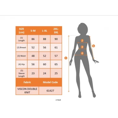 Kadın Kısa Kollu V Yakalı önden Düğmeli Viskon Iki Iplik Elbise
