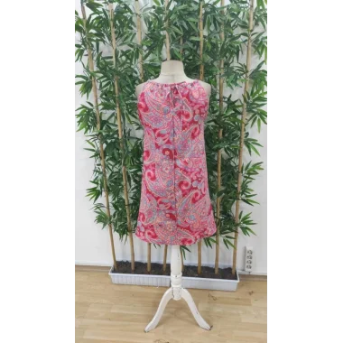 Kadın Omuzlardan Açık Boyundan Askılı çok Renkli Dokuma Elbise