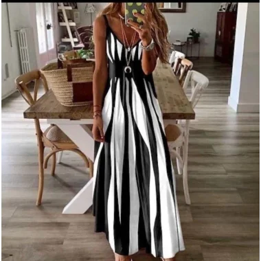 Kadın Suprem Kumaş Dijital Baskılı Elbise