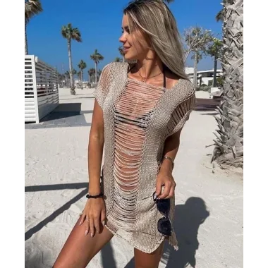 Kadın Triko Pareo Elbise