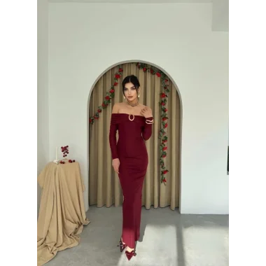 Maca Straplez Elbise