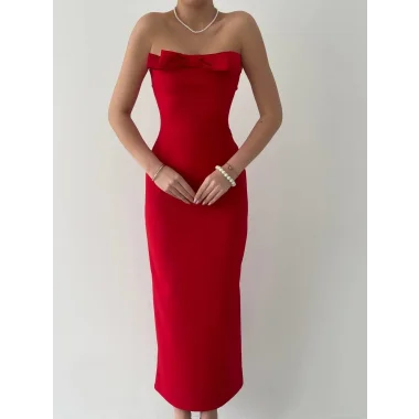 ÖNÜ KURDALELİ KAELM ELBİSE