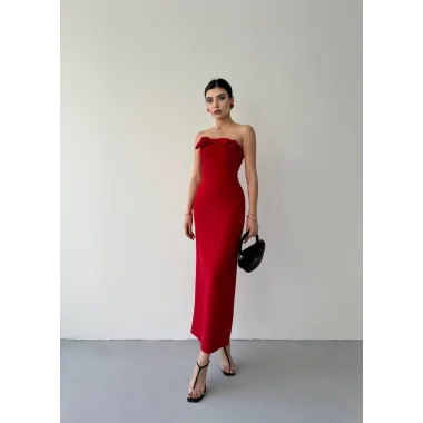 ÖNÜ KURDALELİ KAELM ELBİSE