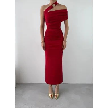 Reta Çapraz Omuz Elbise