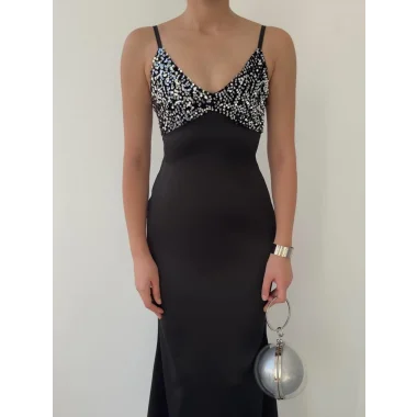 Shany İp Askılı Elbise